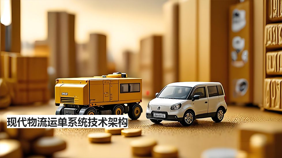 现代物流运单系统技术架构 现代物流运单系统技术架构