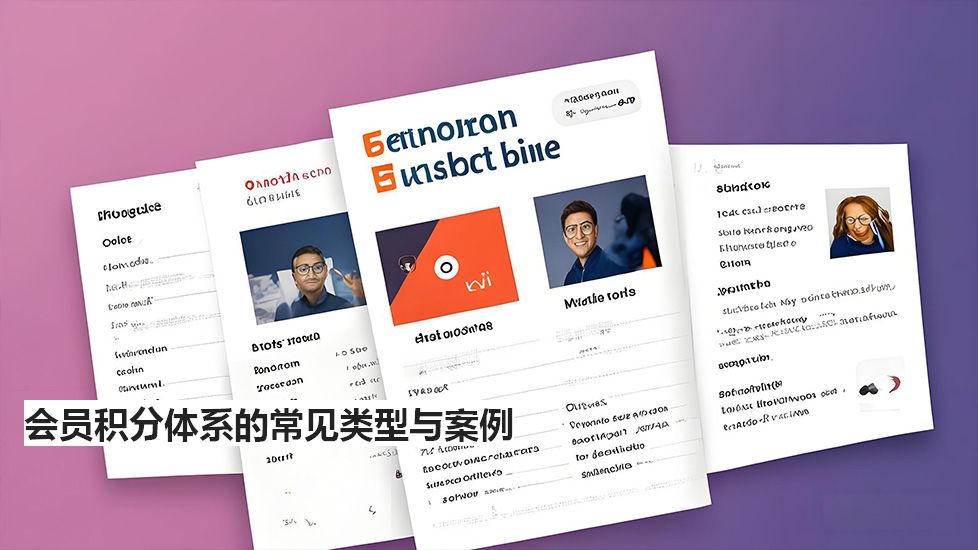 会员积分体系的常见类型与案例