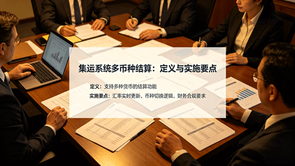 集运系统多币种结算:定义与实施要点 集运系统多币种结算:定义与实施要点
